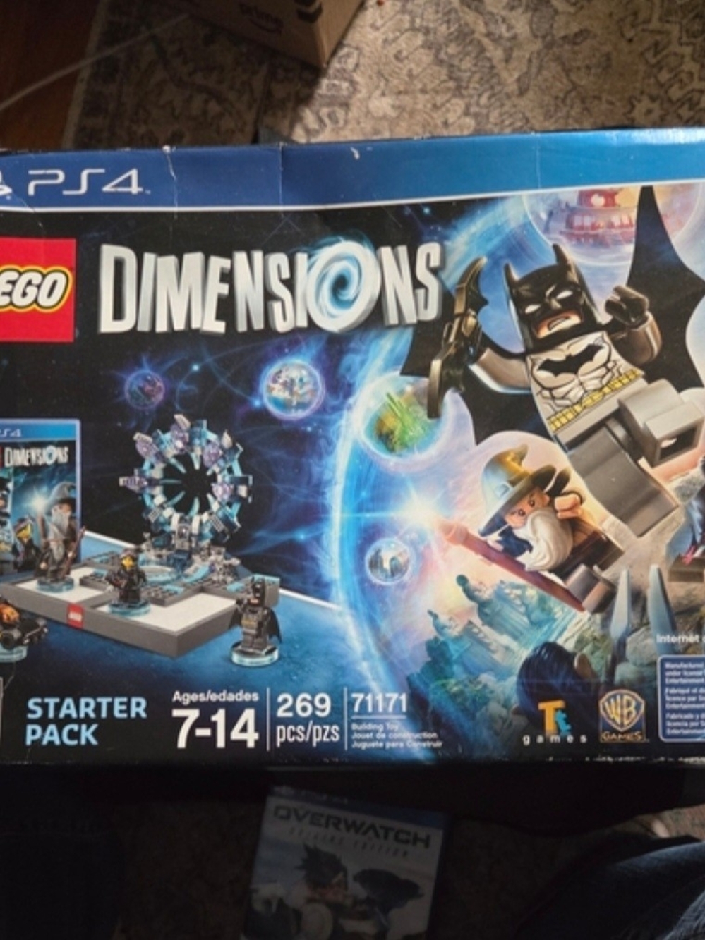 Lego Dimensions PS4 Starter Pack - Blue Artwork Featuring Batman & Gandalf